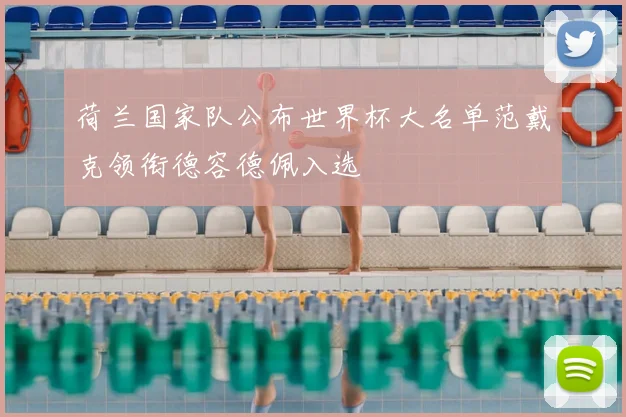 荷兰国家队公布世界杯大名单范戴克领衔德容德佩入选