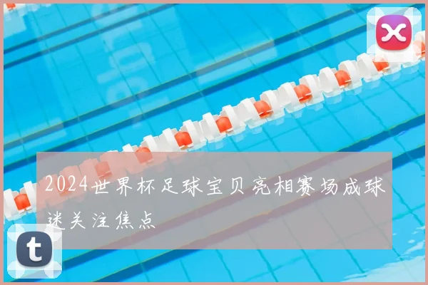 2024世界杯足球宝贝亮相赛场成球迷关注焦点